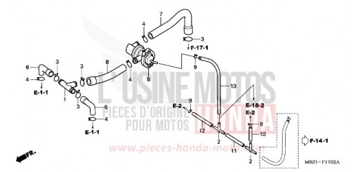 AIR INJECTION CONTROL VALVE CB600F5 de 2005